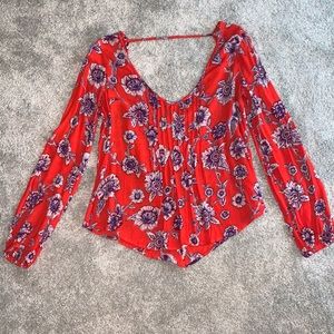 Billabong floral top